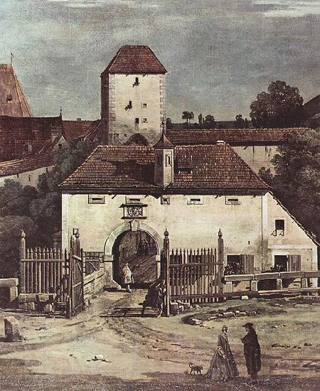 Bernardo Bellotto Ansicht von Pirna, Pirna von der Sudseite aus gesehen, mit Befestigungsanlagen und Obertor (Stadttor) sowie Festung Sonnenstein Spain oil painting art
